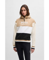 Boss Equestrian Faye Ladies Hooded Sweat Shirt, Camel.