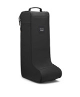 BOSS Equestrian Vegan Leather Boot Bag. Black.