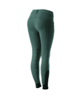 Equinavia Astrid Ladies Knee Patch Breech, Midnight Green, back. Equinavia Astrid Ladies Knee Patch Breech, Midnight Green, back.