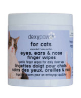 Dexypaws Finger Wipes for Eyes, Ears, & Nose, Cat.