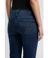 7 For All Mankind Womens Spill with Raw Dojo Jeans,