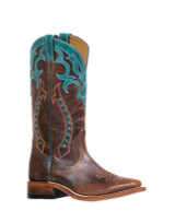 Boulet Ladies Wide Square Toe Western Boot.