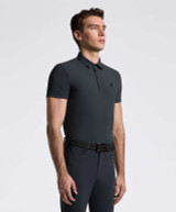 Cavalleria Toscana Mens Jersey Short Sleeve Training Polo SS26.