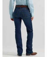 Wrangler The Ultimate Riding Jean Boot Cut Willow Mid Rise, back.