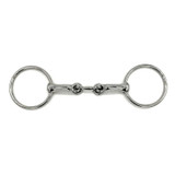 AJR Sport Smooth Locking Dog Bone Loose Ring Bit.