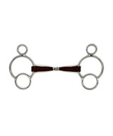 AJR Sport Leather Hinge 2 Ring Bit.