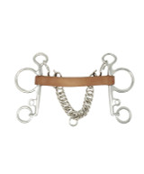 AJR Sport Leather Covered Morph Pelham Bit.