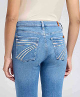 7 For All Mankind Womens Dojo Bluehaven Jeans 36", Bluehaven.