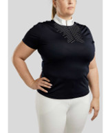 Montar Bling Curve Ladies Short Sleeve Competition Top.