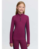 LeMieux Young Rider Classique Base Layer Top FW26, BlackBerry.