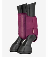 LeMIeux Arika Mesh Brushing Boots FW26, Blackberry, pair.