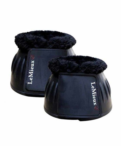 LeMieux Rubber Bell Boots with Fleece| Horse Bell Boots|Brand: LeMieux Equestrian