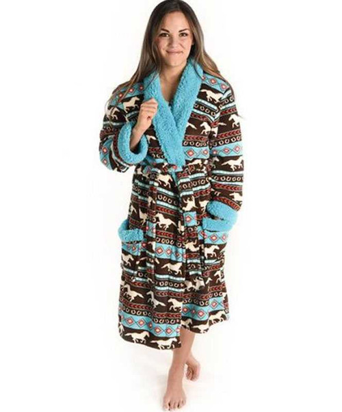 Lazy One Bath Robe| Women's Horse Pajamas|Brand: Lazy One