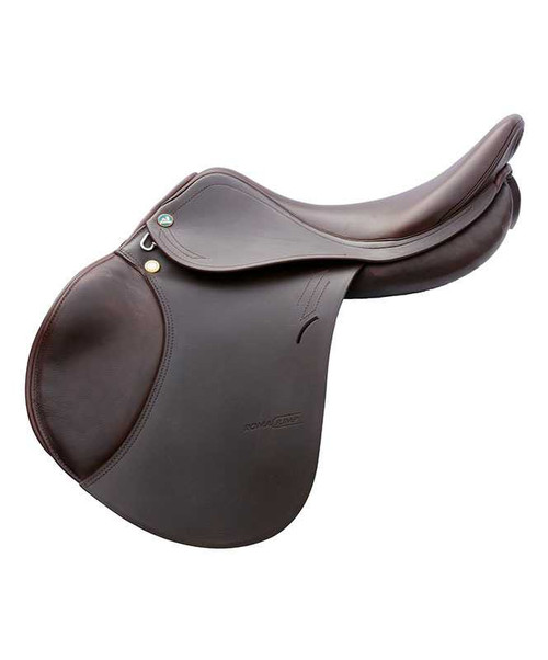 Prestige Roma Jump Saddle - flocked panels
