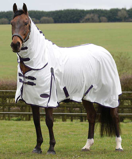 CLEAROUT-Weatherbeeta Comfitec Essential Mesh II Combo Neck Fly Sheet| Horse Flysheets|Brand: Weatherbeeta