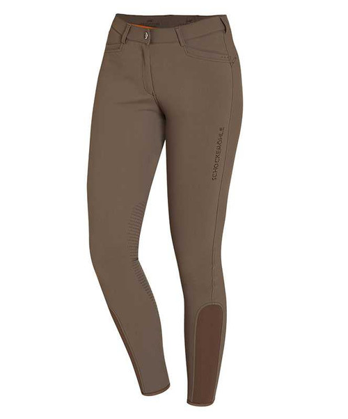 Summer Dahlia Breech in Taupe, front.