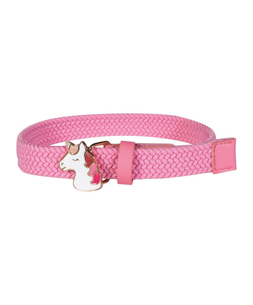 HKM Stretch Unicorn belt in Rose.