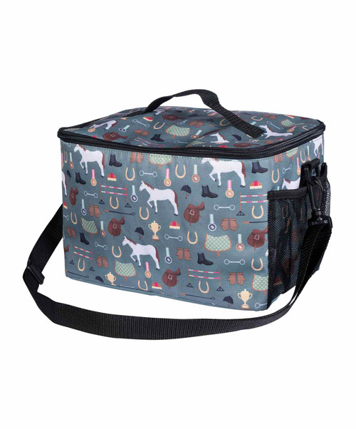 HKM Judy grooming bag in cheery equestrian print.