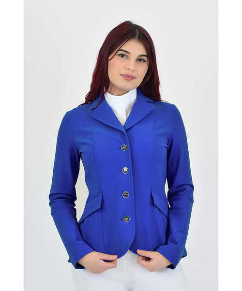 For Horses Yakie Ladies Show Jacket, Denim Blue.