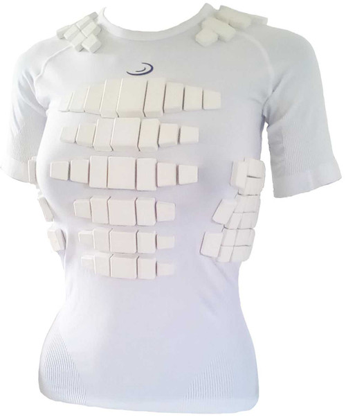 SoftShield Ladies Short Sleeve top with chest, side and clavicle protection.