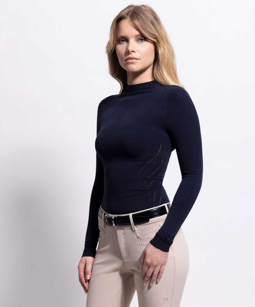 Samshield Alicia Seamless Ladies Turtleneck| Women's Horse Riding Tops|Brand: Samshield