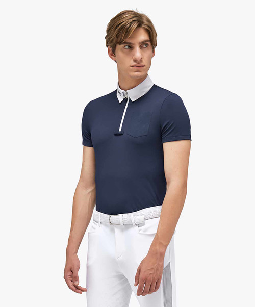 Cavalleria Toscana POU336 Men's Pique Polo.