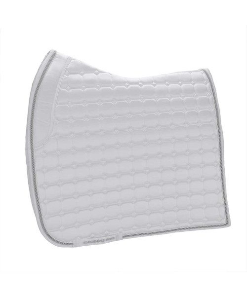 Schockemohle Sports Sanya Style Dressage Pad in White.