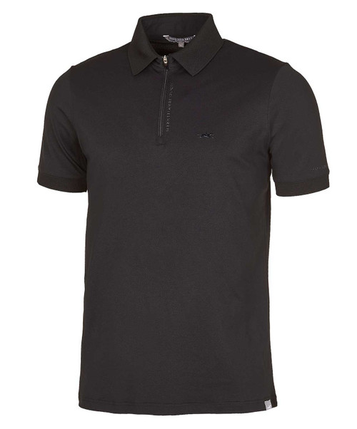 Schockemohle Nathan Men's Polo in Black.