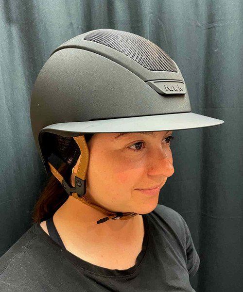 KASK Star Lady Hunter II Helmet with Tan Harness.