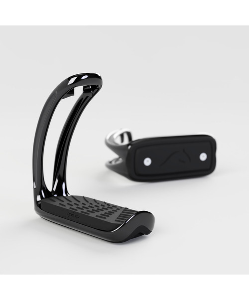 Ophena Magnetic "S" Stirrups, Onyx