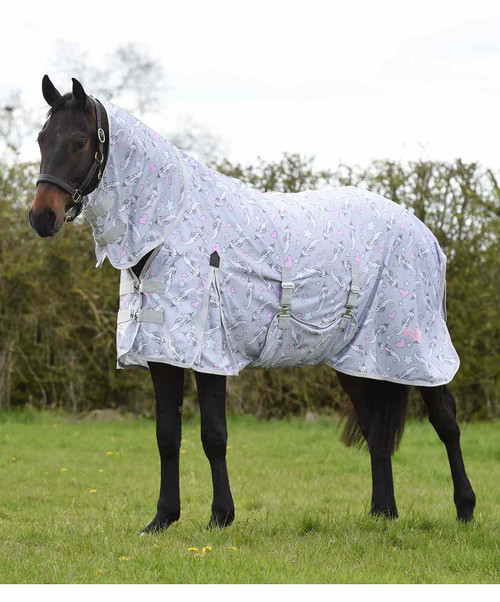 Saxon Mesh Combo Neck Belly Wrap Fly Sheet.