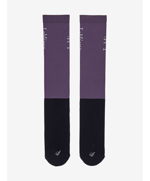 LeMieux Competition Socks (Twin Pack) FW 25, Juniper, pair.
