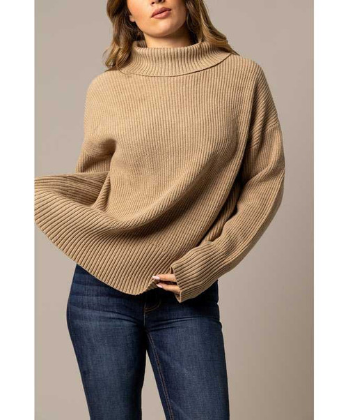 Kimes Ranch Ladies Maizie Sweater, Coffee.