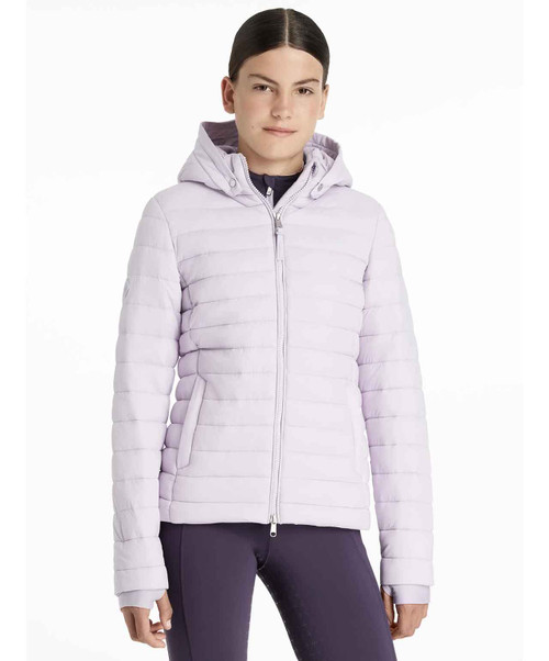 LeMieux Young Rider Ruby Puffer Kids Jacket, Lilac.