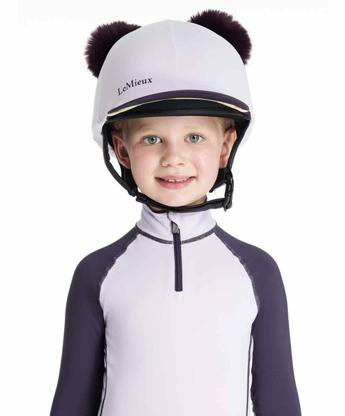 LeMieux Mini Double Pom Pom Hat Silk FW25.