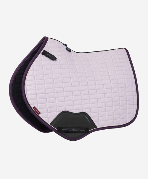 LeMieux "Mini" Suede Square Jump Pad FW25, Lilac.