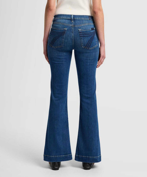 7 for All Mankind Womens Dojo Tailorless Medium Melrose Jeans.