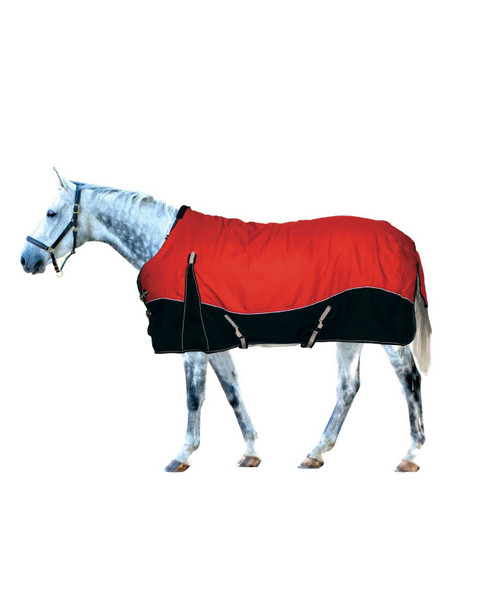 Century Ultra 1680D Heavy Turnout Blanket, Red/Black.
