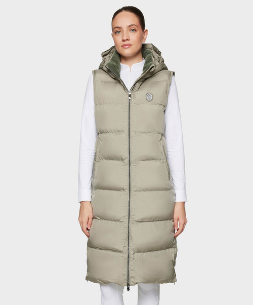 Samshield Elea Ladies Puffer Long Vest FW25, Patine.