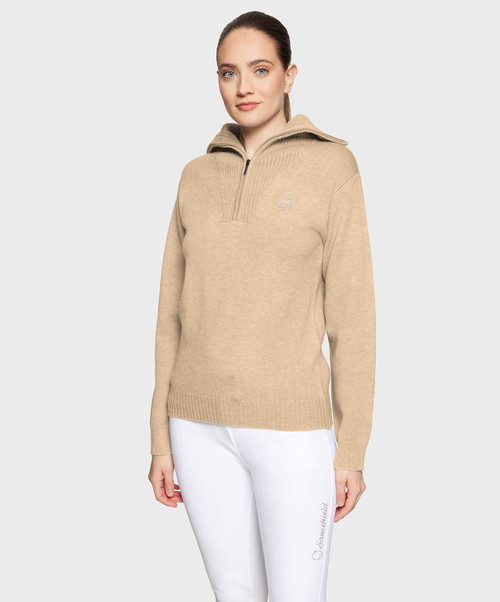 Samshield Suzanne Pull Over Ladies Top FW25, Vanilla.