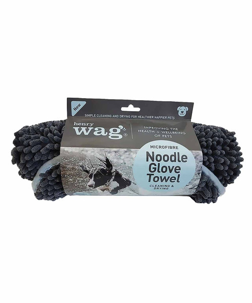 Henry Wag Microfibre Noodle Glove Towel, 80cm x 35cm.