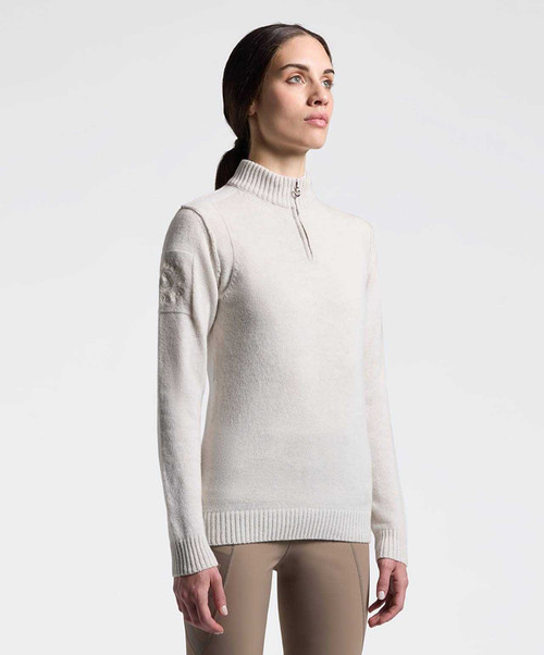Cavalleria Toscana Pure Wool 1/2 Zip Turtleneck Sweater.