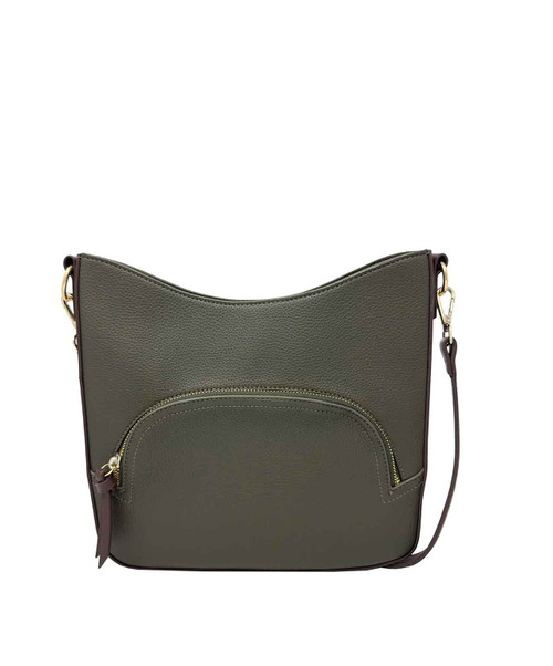 Espe Vegan Ella Crossbody Bag, Green.