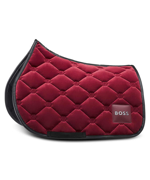 Boss Equestrian Velvet Signature Jump Pad - One Size.