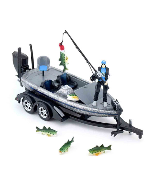 Big Country Bass Boat with Accessories.