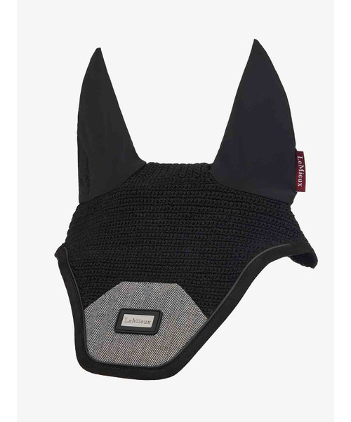 LeMieux Aspen Herringbone Fly Veil, Black.