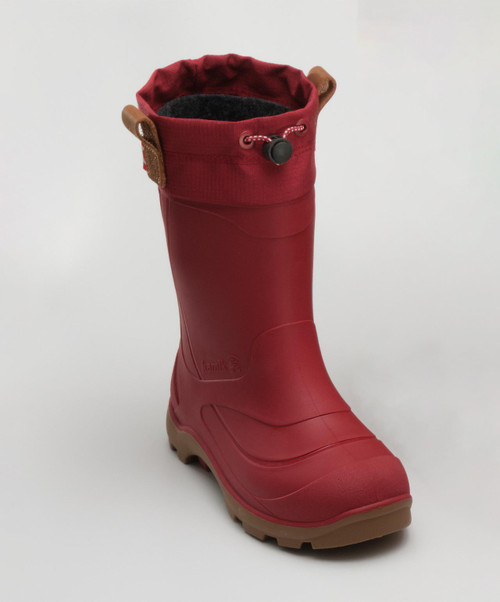 Kamik Tundra Kids Winter Boot, Red.