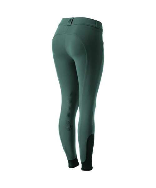 Equinavia Astrid Ladies Knee Patch Breech, Midnight Green, back. Equinavia Astrid Ladies Knee Patch Breech, Midnight Green, back.