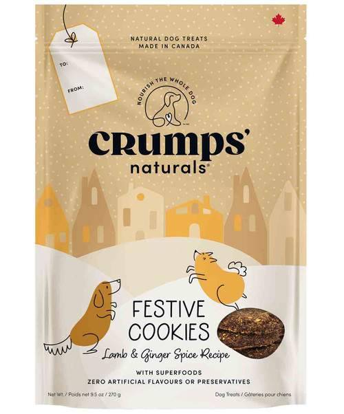 Crumps Holiday Festive Cookies, Lamb & Ginger.