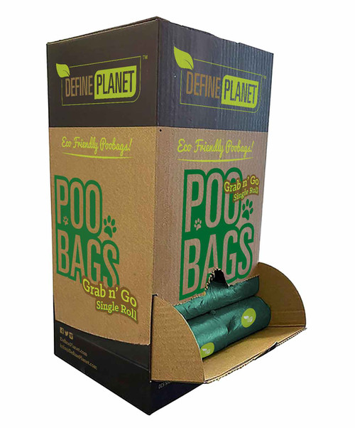 Define Planet Grab N Go Single Roll Poo Bags.